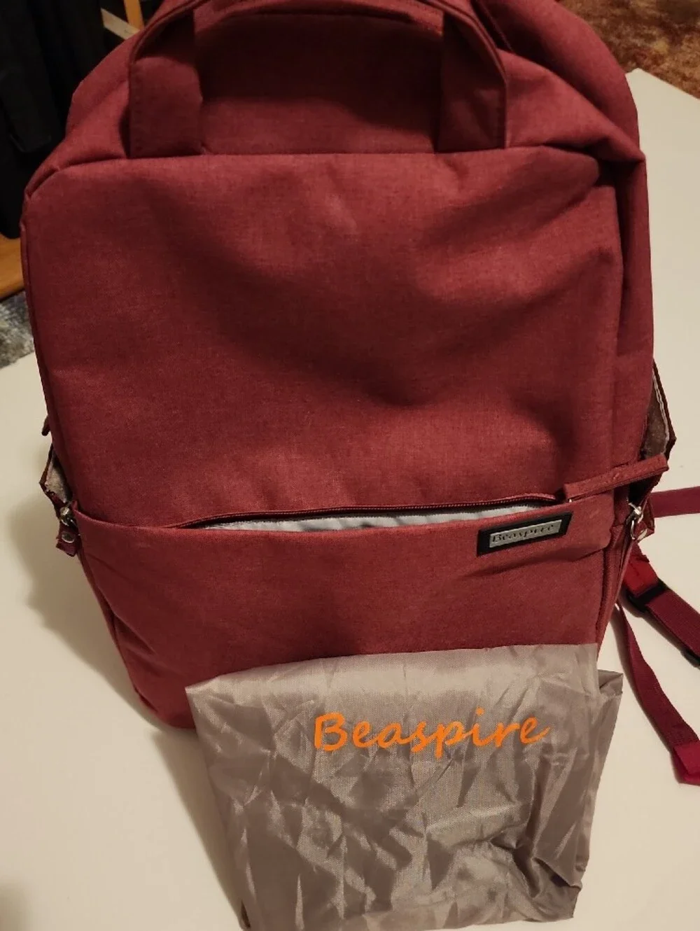 Beaspire Burgundy Multimedia Backpack